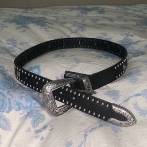 New studded silver belt from Urban Outfitters